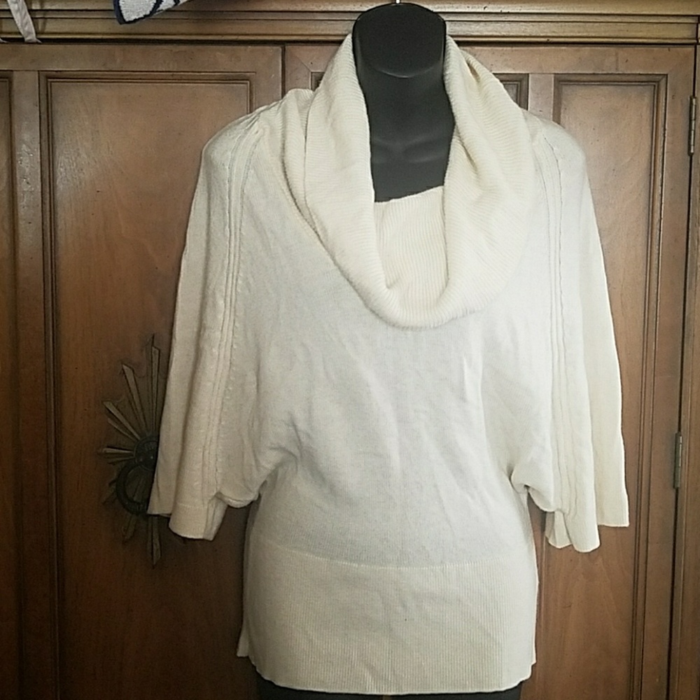 Michael Kors cream blouse.